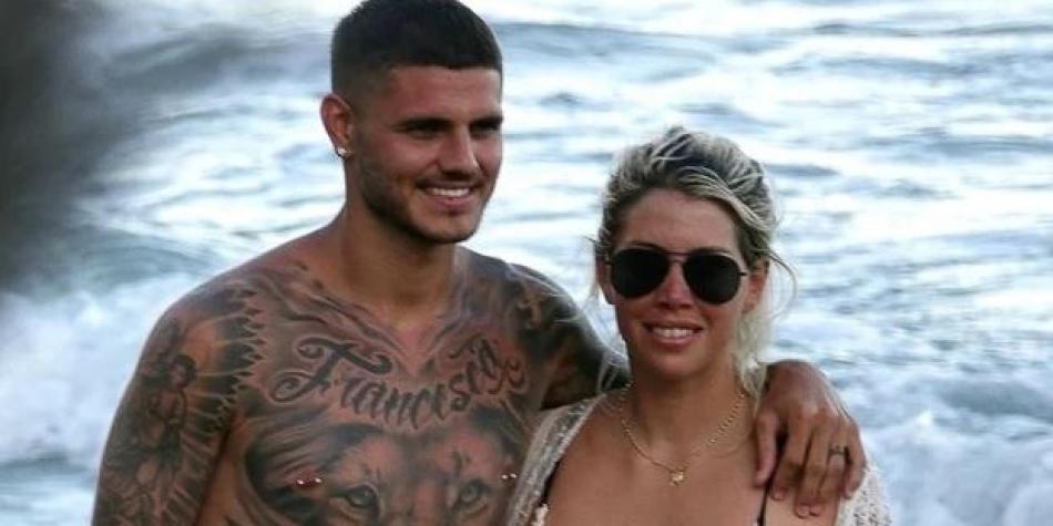 Mauro Icardi y Wanda Nara