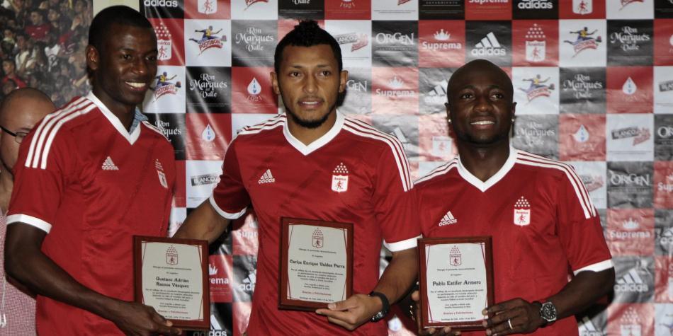 Adrián Ramos, Carlos Valdés y Pablo Armero