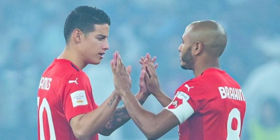 James Rodríguez y Yacine Brahimi.