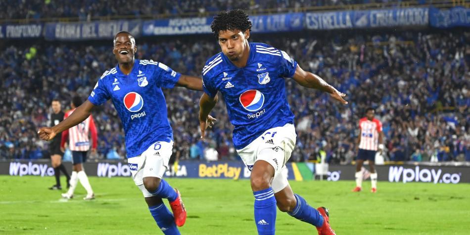 Millonarios gol de Juan Carlos Pereira