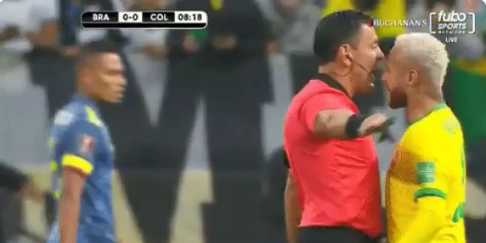 Roberto Tobar y Neymar