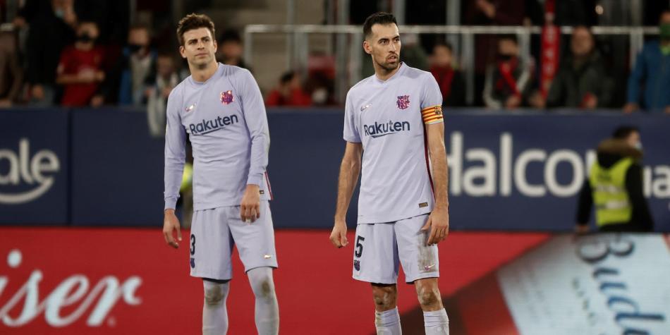 Gerard Piqué y Sergio Busquets