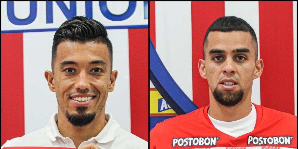 Presentación de Uribe y Giraldo con Junior