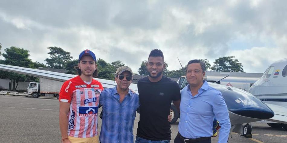 Alejandro Char y Miguel Borja