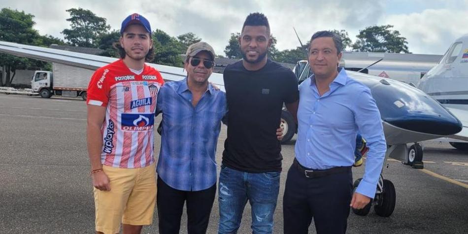 Alejandro Char y Miguel Borja