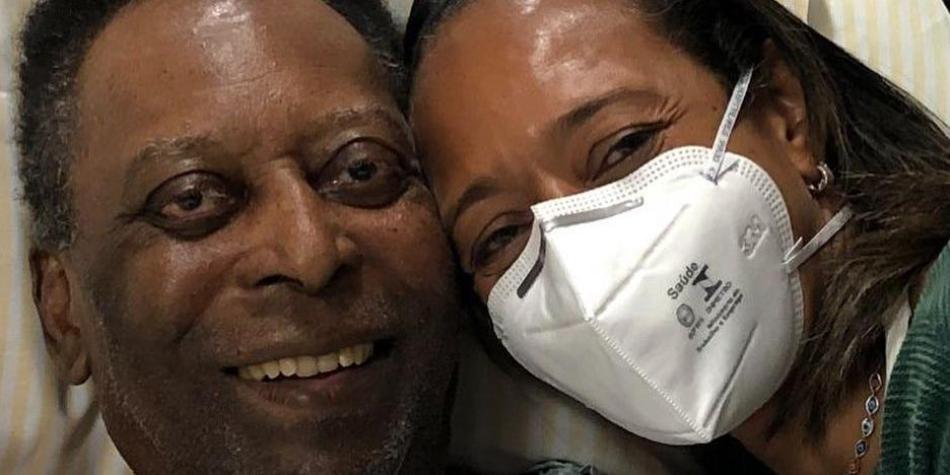 Hija de Pelé con su padre