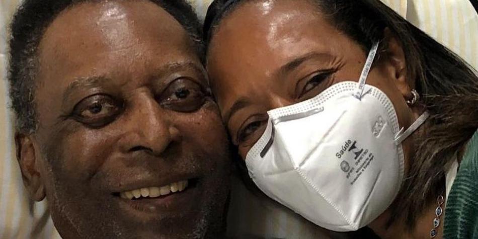 Hija de Pelé con su padre