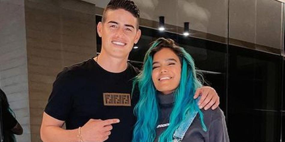 James Rodríguez y Karol G