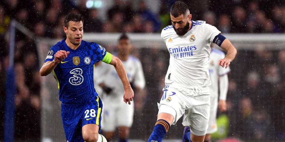 Cesar Azpilicueta y Karim Benzema