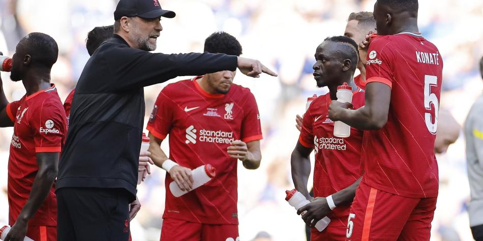 Klopp con Luis Díaz