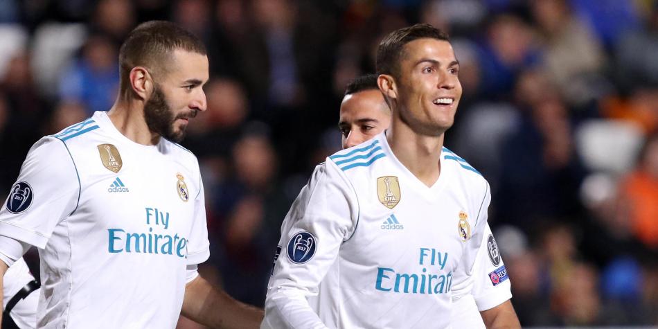 Karim Benzema y Cristiano Ronaldo