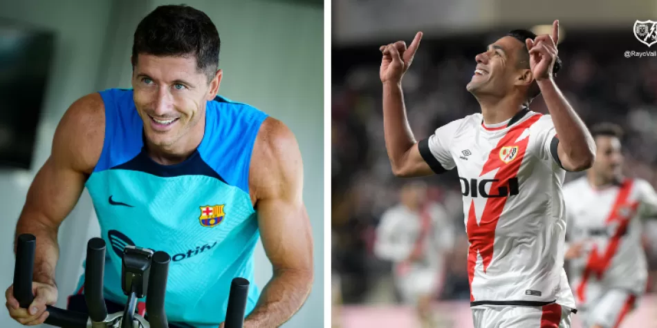 Lewandowski y Falcao