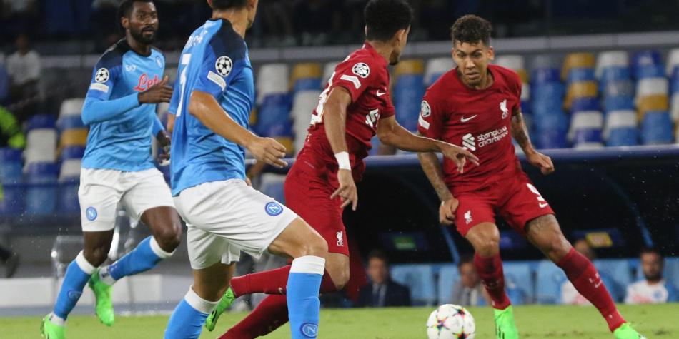 Napoli vs Liverpool, con Díaz