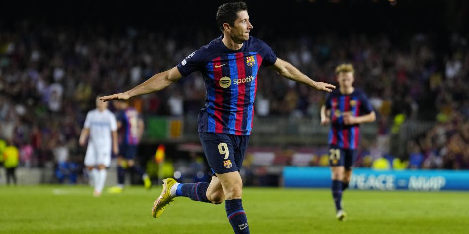 Lewandowski gol en Barcelona