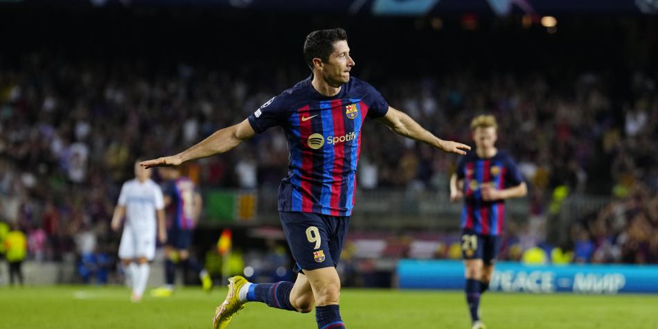 Lewandowski gol en Barcelona