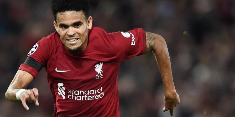Luis Díaz en Liverpool vs Rangers
