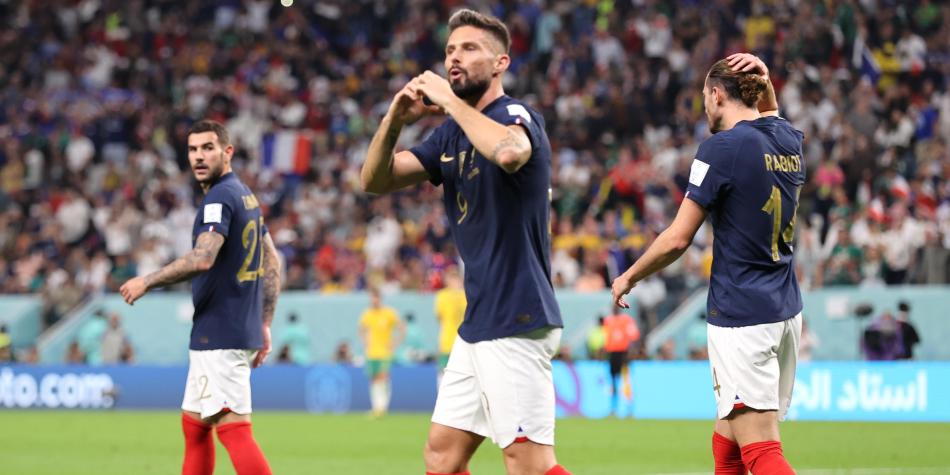 Gol de Giroud en  Francia