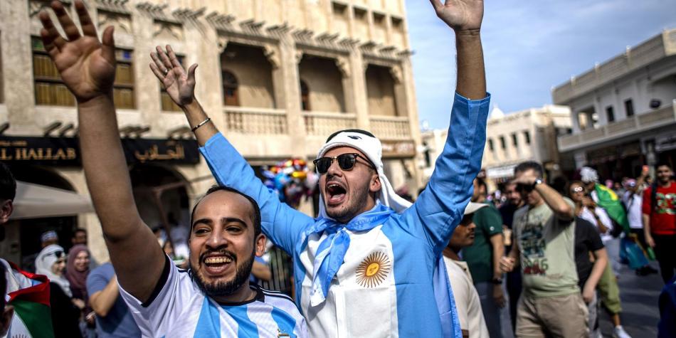 Hinchas de Argentina