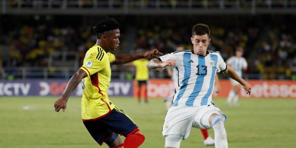 Colombia vs Argentina Sudamericano Sub-20