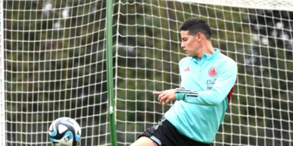 James Rodríguez entrenamiento