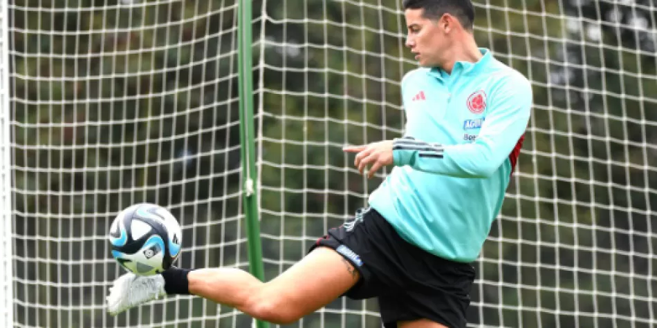 James Rodríguez entrenamiento