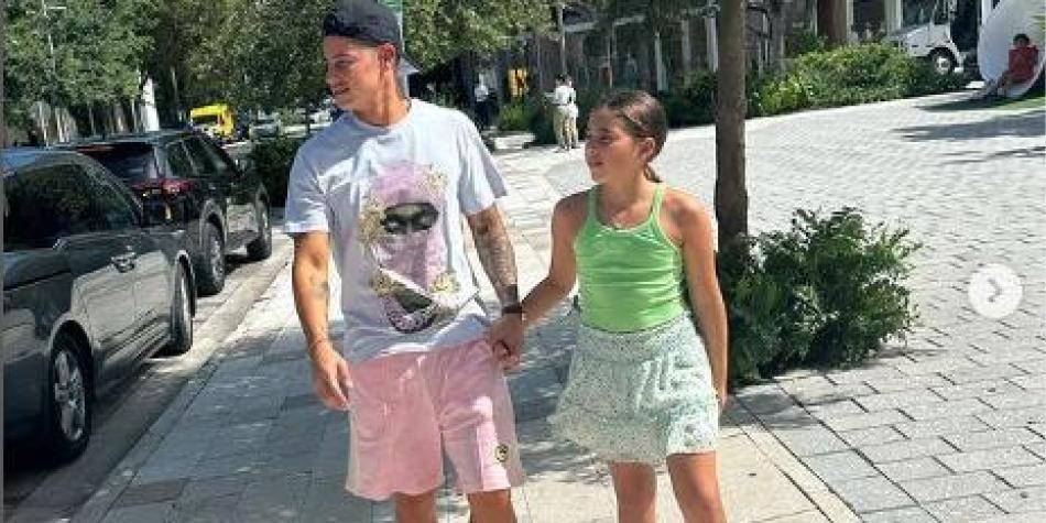 James Rodríguez y Salomé