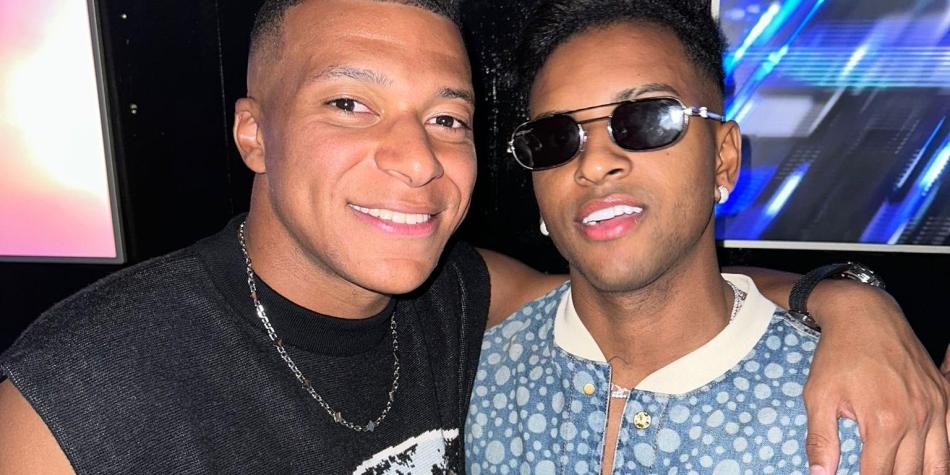 Kylian Mbappé y Rodrygo Goes