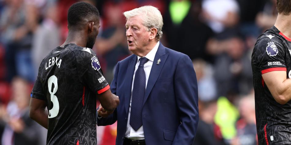 Jefferson Lerma y Roy Hodgson