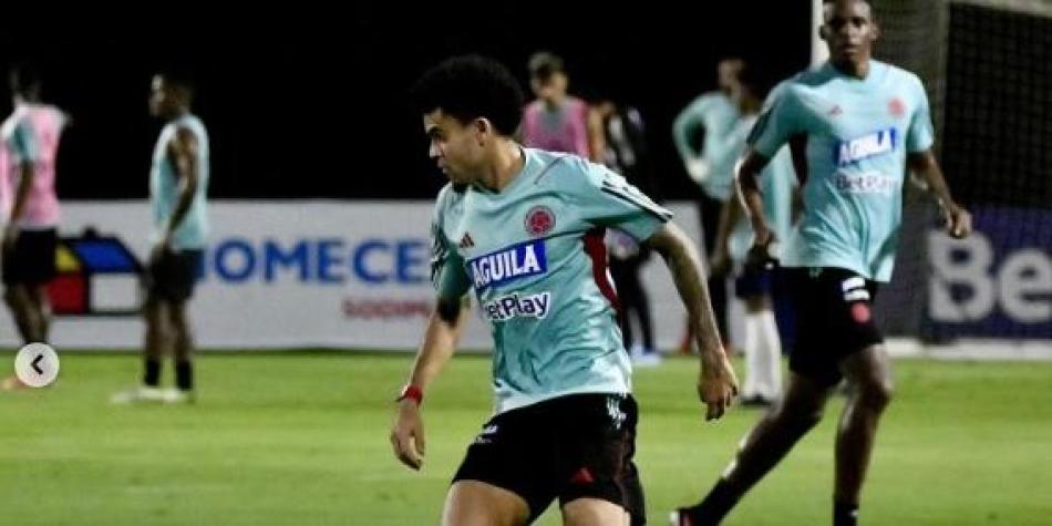 Luis Díaz, entrenamiento Selección Colombia