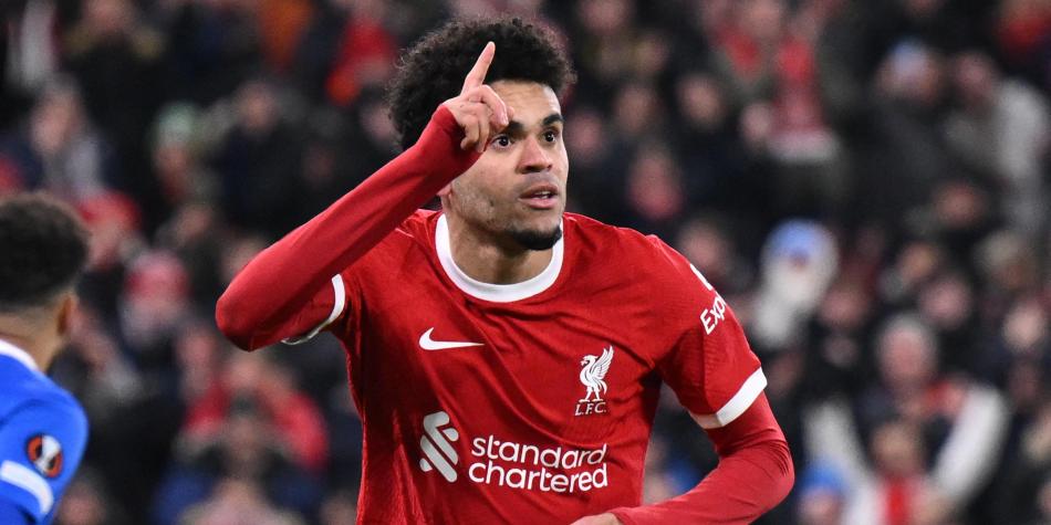 Díaz en Liverpool vs Lask