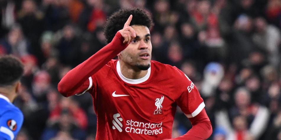 Díaz en Liverpool vs Lask