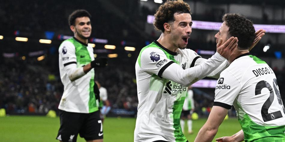 Díaz, en Burnley vs Liverpool