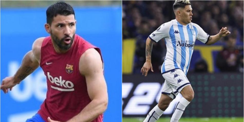Sergio Aguero y Juan Fernando Quintero