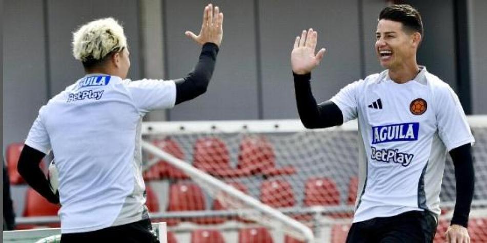James y Quintero en Selección Colombia