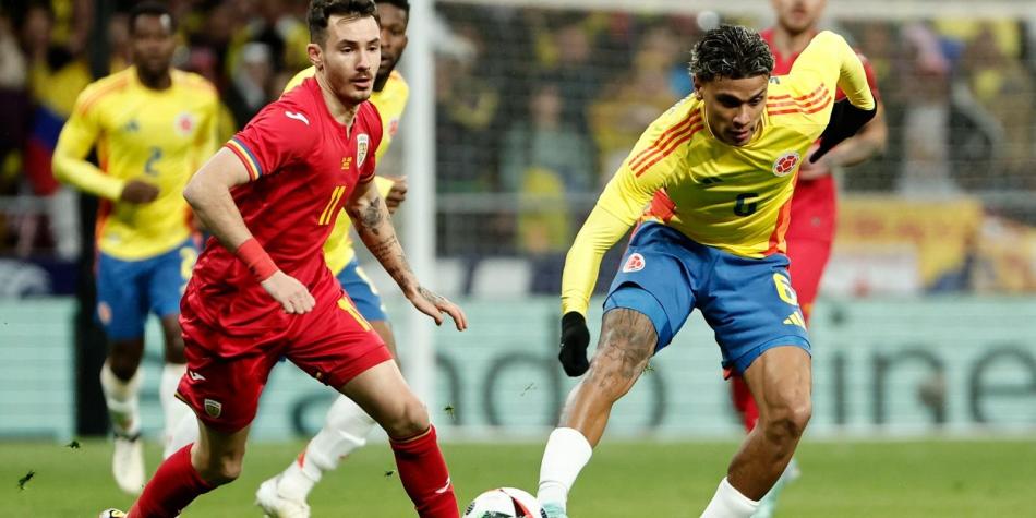 Richard Ríos, Colombia vs Rumania