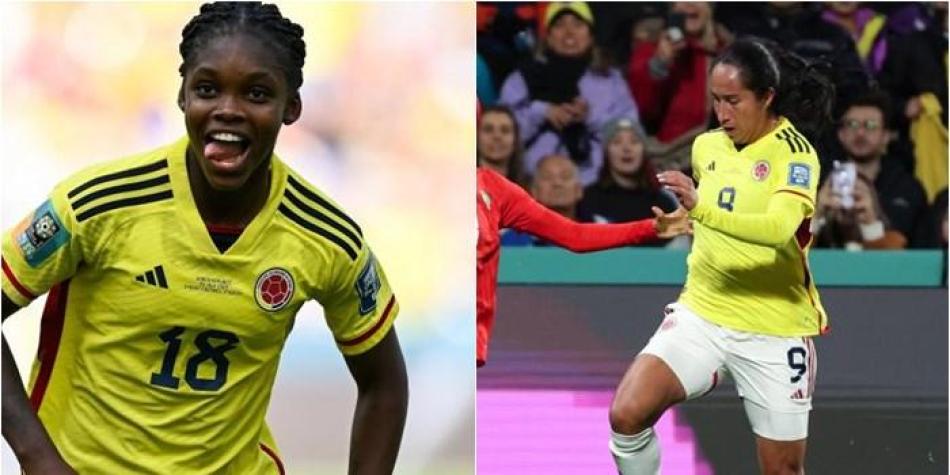 Linda Caicedo y Mayra Ramírez