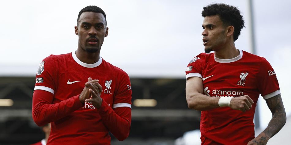 Díaz en Fulham vs Liverpool