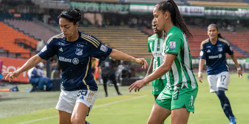 Atlético Nacional vs Millonarios femenino
