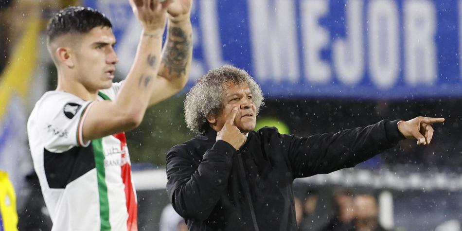 Alberto Gamero, en Millonarios vs Palestino