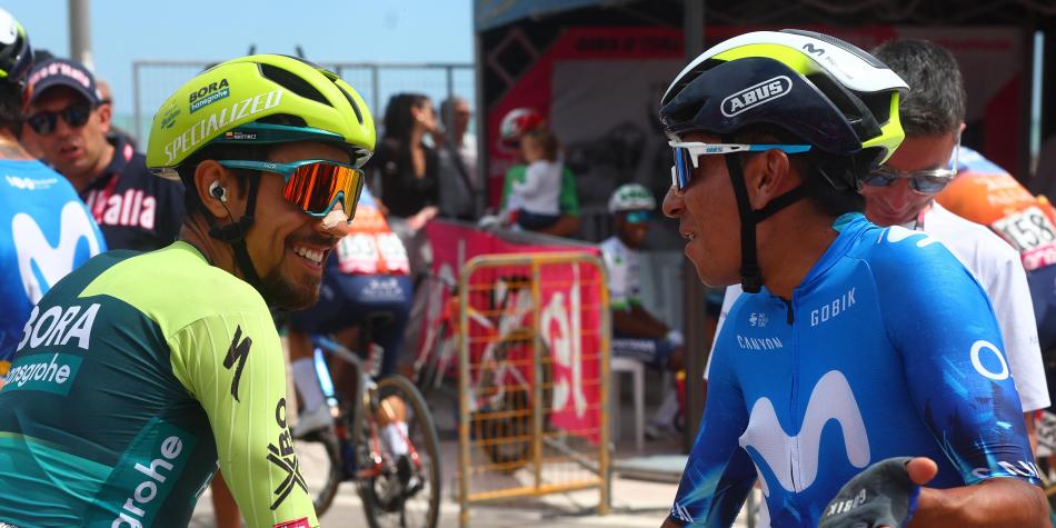 Daniel Felipe Martínez y Nairo Quintana