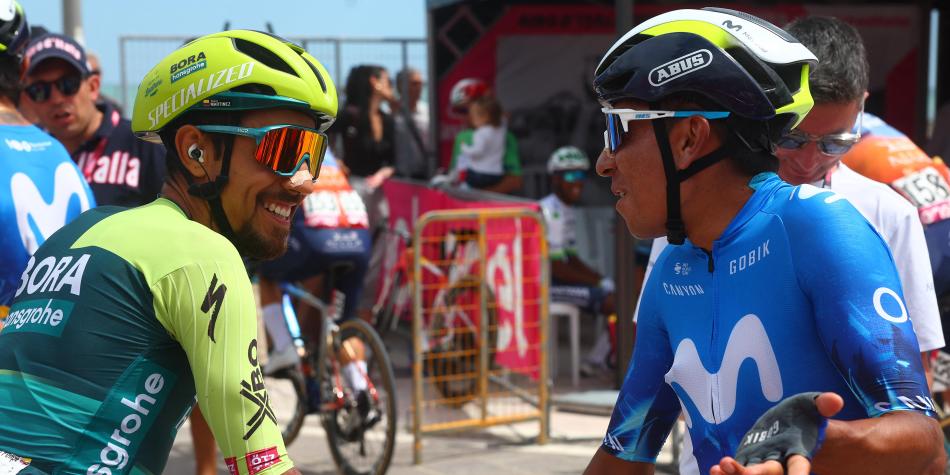 Daniel Felipe Martínez y Nairo Quintana