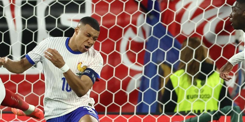 Lesión de nariz Kylian Mbappé