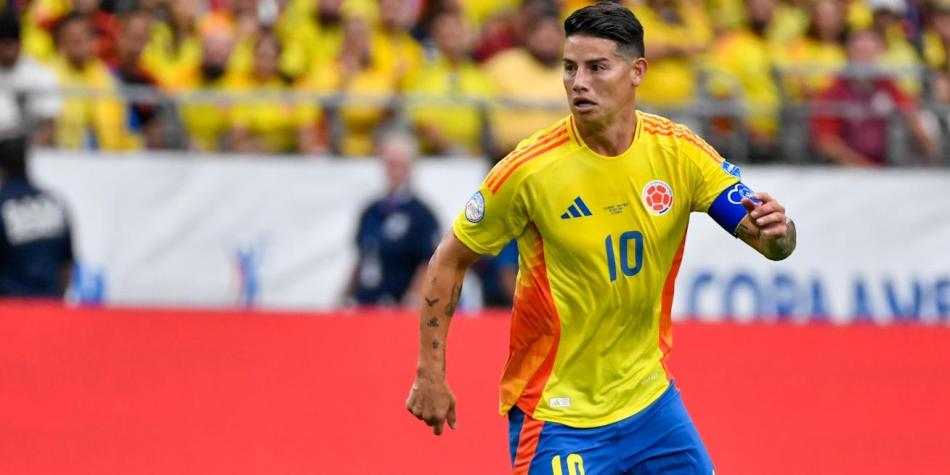 James Rodríguez en Copa América 2024