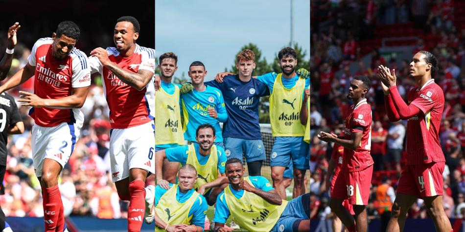 Manchester City, Arsenal y Liverpool