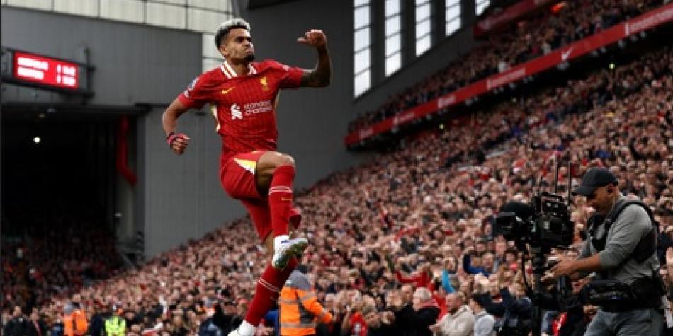Luis Díaz, Liverpool vs Brentford