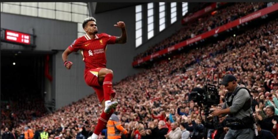 Luis Díaz, Liverpool vs Brentford