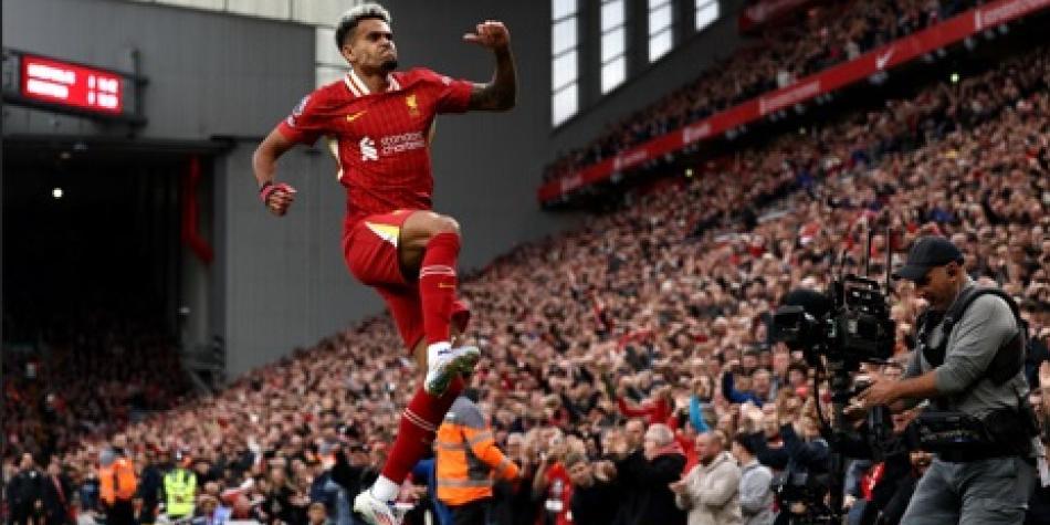 Luis Díaz, Liverpool vs Brentford