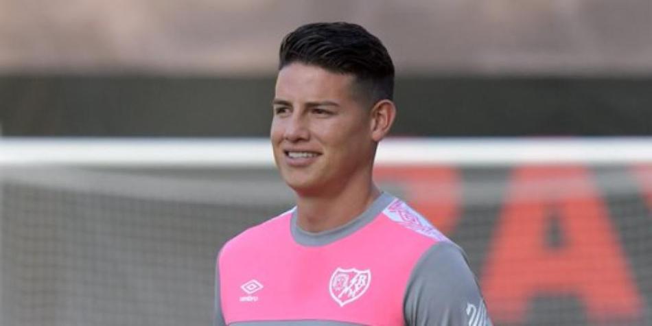 James, entrenamiento de Rayo Vallecano