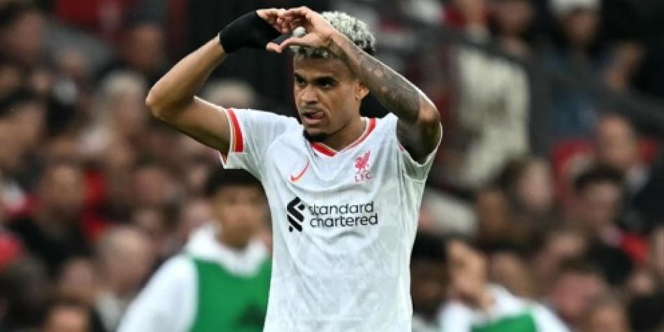 Luis Díaz, Manchester United vs Liverpool