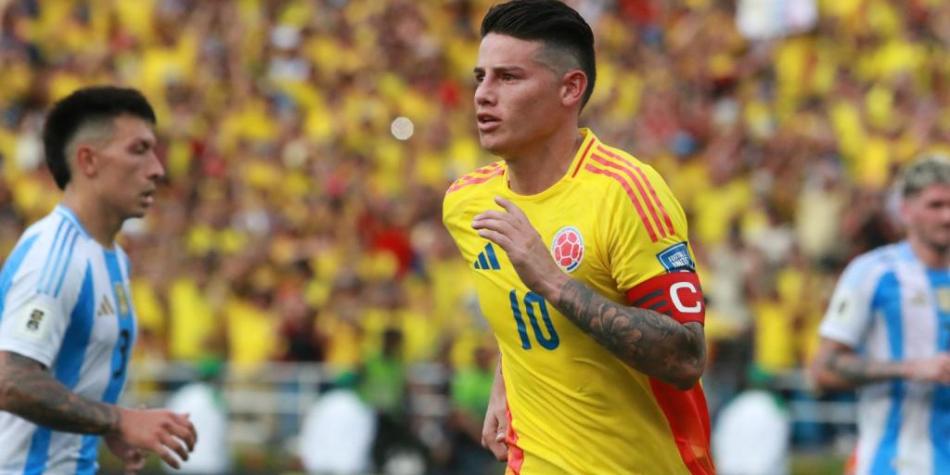 James, Colombia vs Argentina